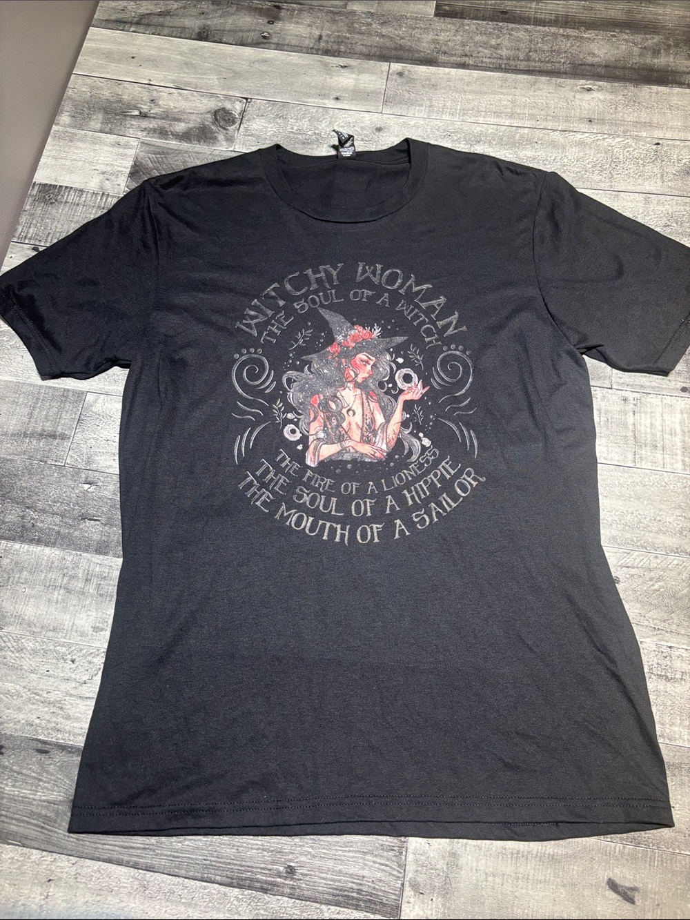 Witchy Woman Black Graphic Tee